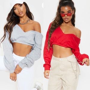 PrettyLittleThing Off the Shoulder Sweater Bundle